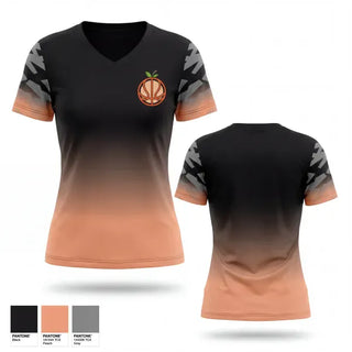 Womens Short Sleeve Vneck Shirt, Peach State Select, Men's Basketball, Teamtime, Team time, sublimation, custom sports apparel, team uniforms, spirit wear, spiritwear, sports uniforms, custom shirts, team store, custom team store, fundraiser sports, apparel fundraiser