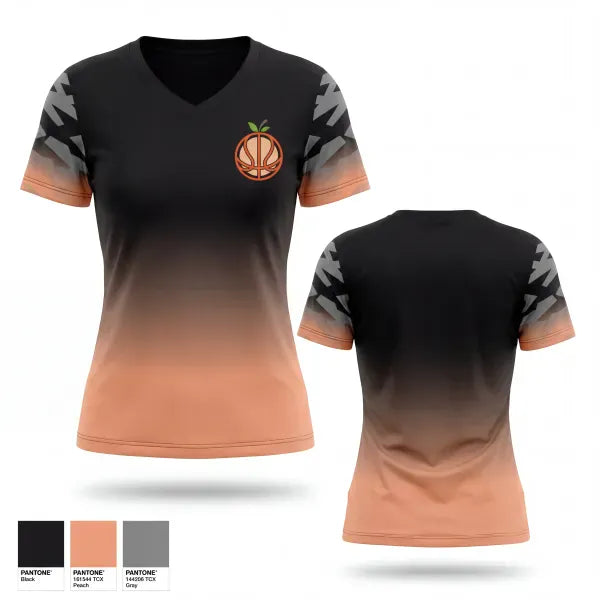 Peach State Select 82232454 Women's Short Sleeve V-neck Shirt - 1