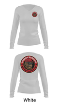 Monkey Business Motorcycke Hauling 57300116 Women's Long Sleeve V-neck Shirt - 6