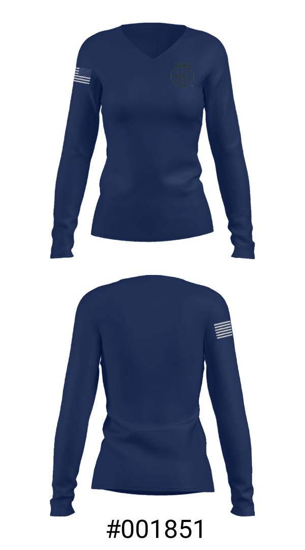 Women's Long Sleeve Vneck Shirt, Teammate Basketball, Llc, Men's Basketball, Teamtime, Team time, sublimation, custom sports apparel, team uniforms, spirit wear, spiritwear, sports uniforms, custom shirts, team store, custom team store, fundraiser sports, apparel fundraiser
