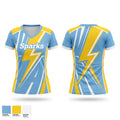 Sparks Women's Short Sleeve V-neck Shirt - 1