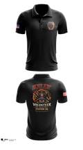 Kelly volunteer fire department Short Sleeve Performance Polo - 6