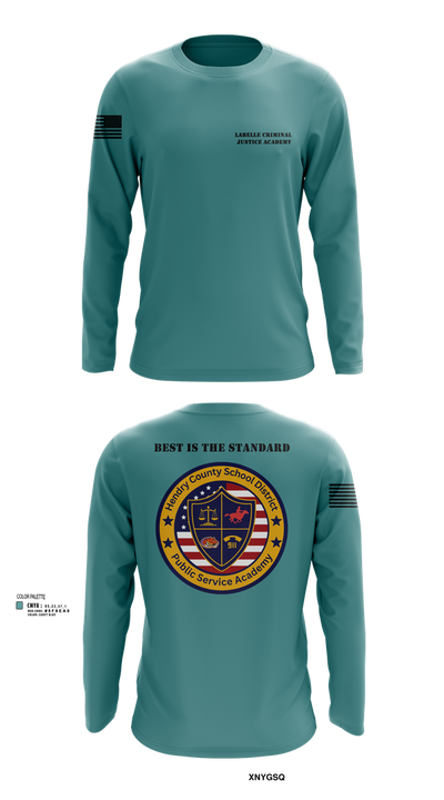 LaBelle Criminal Justice Academy 31997557 Long Sleeve Performance Shirt 105