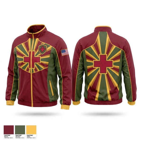 Windbreaker, 528th Hospital Center, Army, Teamtime, Team time, sublimation, custom sports apparel, team uniforms, spirit wear, spiritwear, sports uniforms, custom shirts, team store, custom team store, fundraiser sports, apparel fundraiser