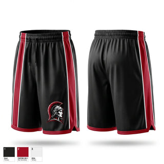 Athletic Shorts With Pockets, Lady trojans, Women's Basketball, Teamtime, Team time, sublimation, custom sports apparel, team uniforms, spirit wear, spiritwear, sports uniforms, custom shirts, team store, custom team store, fundraiser sports, apparel fundraiser