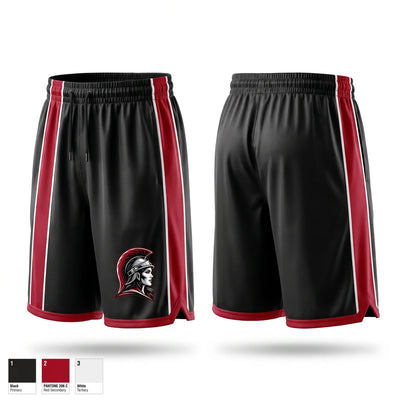 Lady trojans Athletic Shorts With Pockets - 1