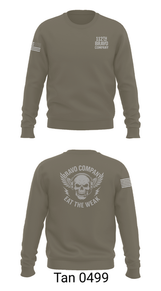 Crew Neck Sweatshirt, 112th Signal Battalion B CO, , Teamtime, Team time, sublimation, custom sports apparel, team uniforms, spirit wear, spiritwear, sports uniforms, custom shirts, team store, custom team store, fundraiser sports, apparel fundraiser