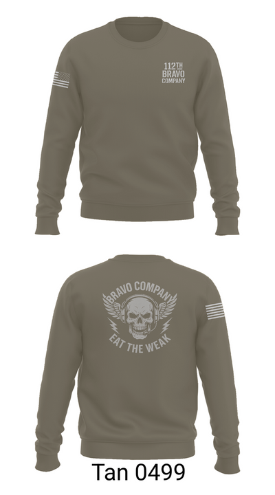 112th Signal Battalion B CO 38281413 Crew Neck Sweatshirt - 65