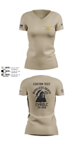 Bravo Company, 401st Cyber Battalion 75539801 Women's Short Sleeve V-neck Shirt - 6