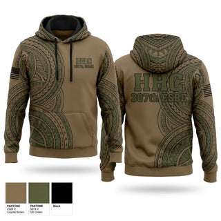 Hoodie, HHC, 307th ESB-E, Army, Teamtime, Team time, sublimation, custom sports apparel, team uniforms, spirit wear, spiritwear, sports uniforms, custom shirts, team store, custom team store, fundraiser sports, apparel fundraiser