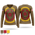 Montgomery County Police Department - Firearms Training Unit Women's Long Sleeve V-neck Shirt - 1
