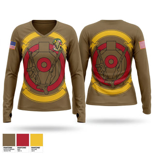 Womens Long Sleeve Vneck Shirt, Montgomery County Police Department - Firearms Training Unit, Police, Teamtime, Team time, sublimation, custom sports apparel, team uniforms, spirit wear, spiritwear, sports uniforms, custom shirts, team store, custom team store, fundraiser sports, apparel fundraiser