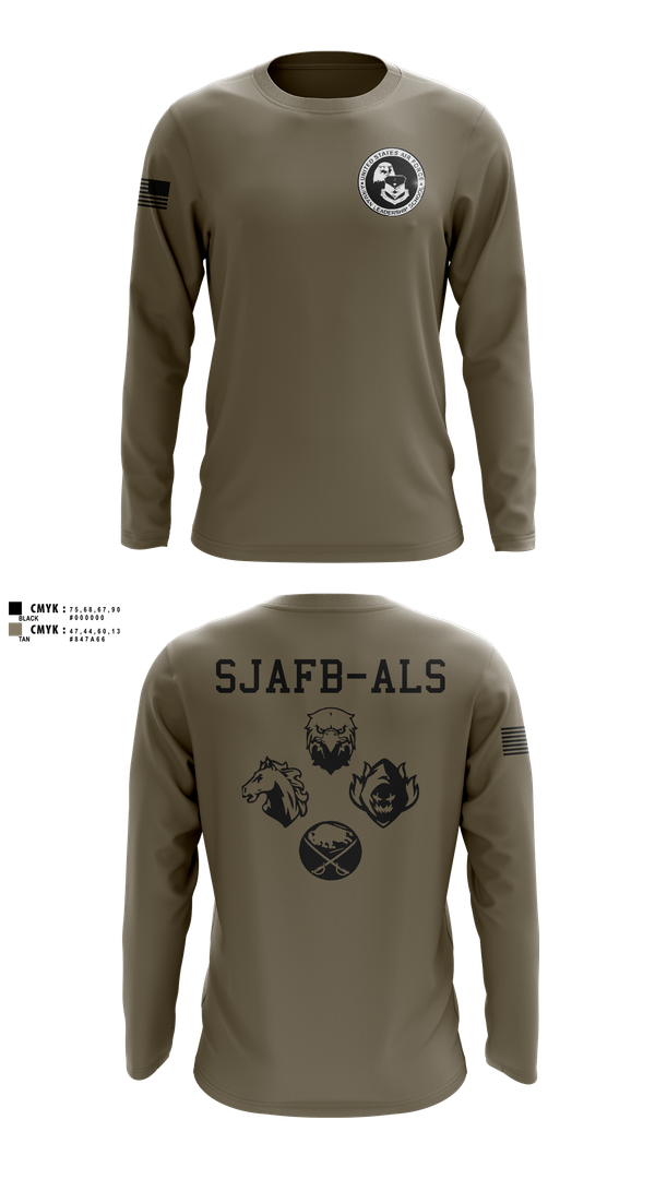 Long Sleeve Performance Shirt, SJAFB ALS, , Teamtime, Team time, sublimation, custom sports apparel, team uniforms, spirit wear, spiritwear, sports uniforms, custom shirts, team store, custom team store, fundraiser sports, apparel fundraiser