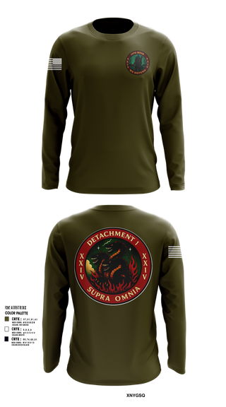 Long Sleeve Performance Shirt, Detachment 1, 24th MDSB, , Teamtime, Team time, sublimation, custom sports apparel, team uniforms, spirit wear, spiritwear, sports uniforms, custom shirts, team store, custom team store, fundraiser sports, apparel fundraiser