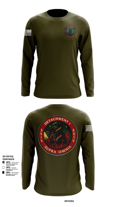 Detachment 1, 24th MDSB 49802931 Long Sleeve Performance Shirt 102