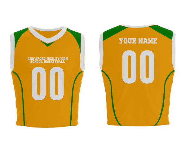 Mens Basketball Jersey, Crawford Mosley High School Basketball, Men's Basketball, Teamtime, Team time, sublimation, custom sports apparel, team uniforms, spirit wear, spiritwear, sports uniforms, custom shirts, team store, custom team store, fundraiser sports, apparel fundraiser