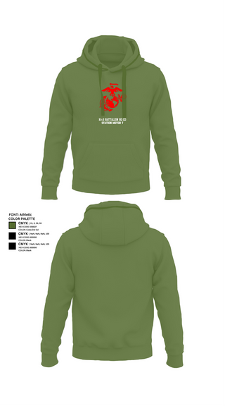 Hoodie, H&S Battalion HQ CO Station Motor T, , Teamtime, Team time, sublimation, custom sports apparel, team uniforms, spirit wear, spiritwear, sports uniforms, custom shirts, team store, custom team store, fundraiser sports, apparel fundraiser