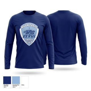 Long Sleeve Performance Shirt, Musketeers Track Team, Track & Field, Teamtime, Team time, sublimation, custom sports apparel, team uniforms, spirit wear, spiritwear, sports uniforms, custom shirts, team store, custom team store, fundraiser sports, apparel fundraiser