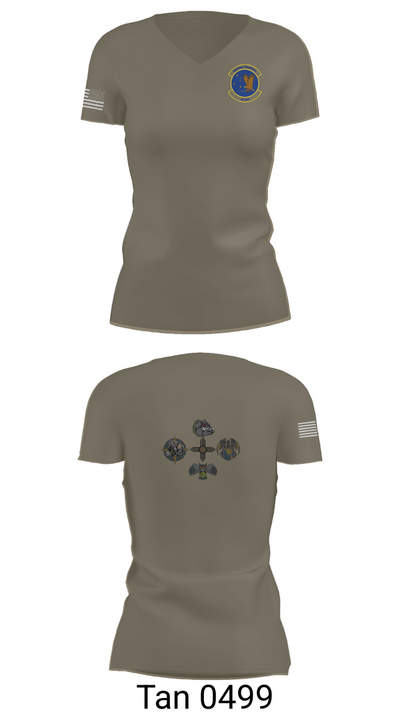 49 LRS 45373346 Women's Short Sleeve V-neck Shirt - 68