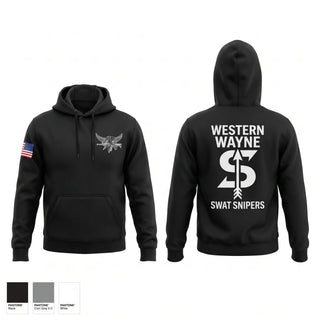 Hoodie, Western Wayne SWAT Snipers, Police, Teamtime, Team time, sublimation, custom sports apparel, team uniforms, spirit wear, spiritwear, sports uniforms, custom shirts, team store, custom team store, fundraiser sports, apparel fundraiser