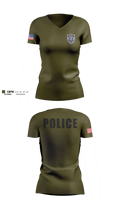 Robbinsville Police Women's Short Sleeve V-neck Shirt - 4