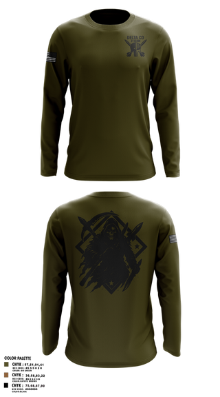 Long Sleeve Performance Shirt, , National Guard, Teamtime, Team time, sublimation, custom sports apparel, team uniforms, spirit wear, spiritwear, sports uniforms, custom shirts, team store, custom team store, fundraiser sports, apparel fundraiser