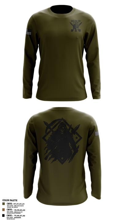 D CO 2-153 Long Sleeve Performance Shirt 1