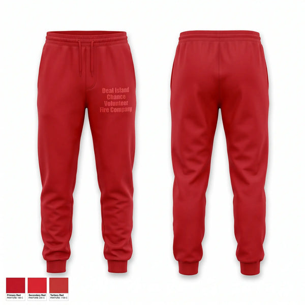 Sweatpants, Deal Island Chance Volunteer Fire Company, Fire Department, Teamtime, Team time, sublimation, custom sports apparel, team uniforms, spirit wear, spiritwear, sports uniforms, custom shirts, team store, custom team store, fundraiser sports, apparel fundraiser
