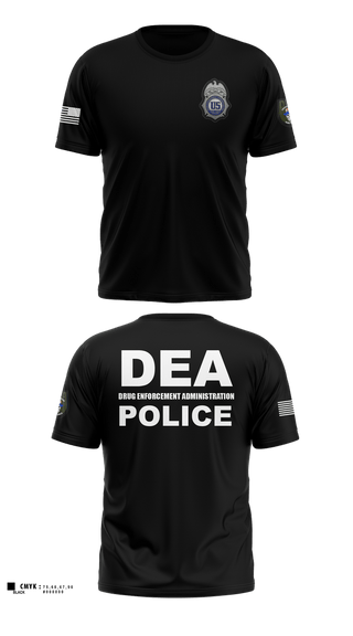 Old School Cotton Feel Shirt, DEA DC 45, Police, Teamtime, Team time, sublimation, custom sports apparel, team uniforms, spirit wear, spiritwear, sports uniforms, custom shirts, team store, custom team store, fundraiser sports, apparel fundraiser