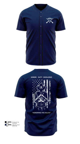 Full Button Softball Jersey, Lexington Police Honor Guard, Police, Teamtime, Team time, sublimation, custom sports apparel, team uniforms, spirit wear, spiritwear, sports uniforms, custom shirts, team store, custom team store, fundraiser sports, apparel fundraiser