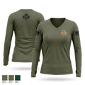 Faulkner County Sheriff’s Office Special Response Team Women's Long Sleeve V-neck Shirt - 1