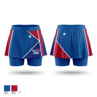 Skort, South Glens Falls Senior High School Tennis, Tennis, Teamtime, Team time, sublimation, custom sports apparel, team uniforms, spirit wear, spiritwear, sports uniforms, custom shirts, team store, custom team store, fundraiser sports, apparel fundraiser
