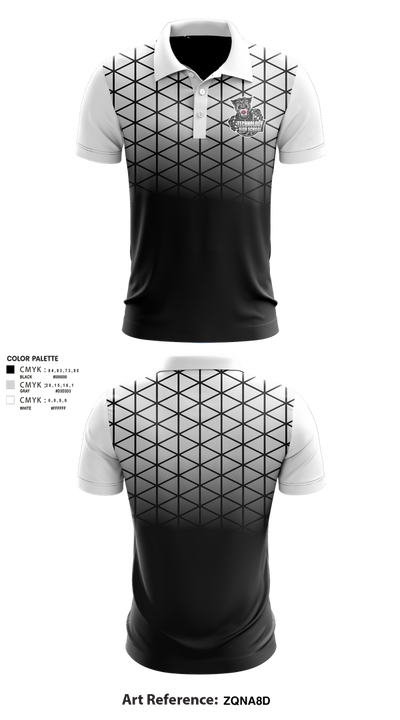 Technology Panthers 11131475 Short Sleeve Performance Polo - 2