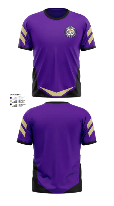 Onsted Wildcats 80514527 Short Sleeve Performance Shirt - 2