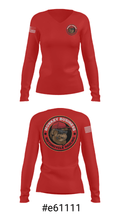 Monkey Business Motorcycke Hauling 57300116 Women's Long Sleeve V-neck Shirt - 20