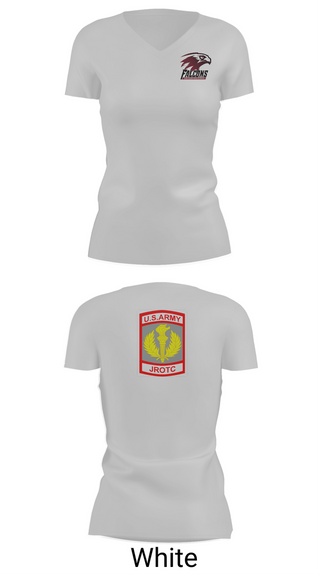 Womens Short Sleeve Vneck Shirt, Van Horn JROTC, Army, Teamtime, Team time, sublimation, custom sports apparel, team uniforms, spirit wear, spiritwear, sports uniforms, custom shirts, team store, custom team store, fundraiser sports, apparel fundraiser