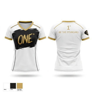 Womens Short Sleeve Vneck Shirt, ONE, Baseball, Teamtime, Team time, sublimation, custom sports apparel, team uniforms, spirit wear, spiritwear, sports uniforms, custom shirts, team store, custom team store, fundraiser sports, apparel fundraiser