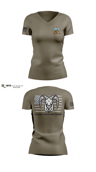 Womens Short Sleeve Vneck Shirt, 650th RSG, Army, Teamtime, Team time, sublimation, custom sports apparel, team uniforms, spirit wear, spiritwear, sports uniforms, custom shirts, team store, custom team store, fundraiser sports, apparel fundraiser