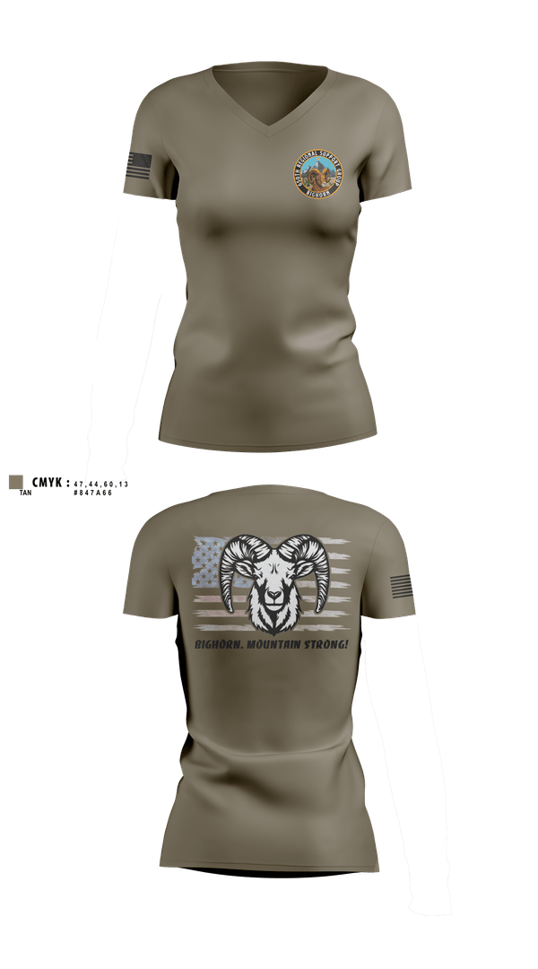 Womens Short Sleeve Vneck Shirt, 650th RSG, Army, Teamtime, Team time, sublimation, custom sports apparel, team uniforms, spirit wear, spiritwear, sports uniforms, custom shirts, team store, custom team store, fundraiser sports, apparel fundraiser