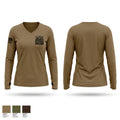 Auburn Recruiting Women's Long Sleeve V-neck Shirt - 1