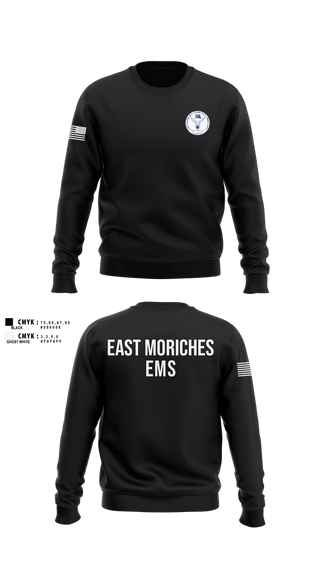 Crew Neck Sweatshirt, East Moriches Community Ambulance, EMS/EMT, Teamtime, Team time, sublimation, custom sports apparel, team uniforms, spirit wear, spiritwear, sports uniforms, custom shirts, team store, custom team store, fundraiser sports, apparel fundraiser