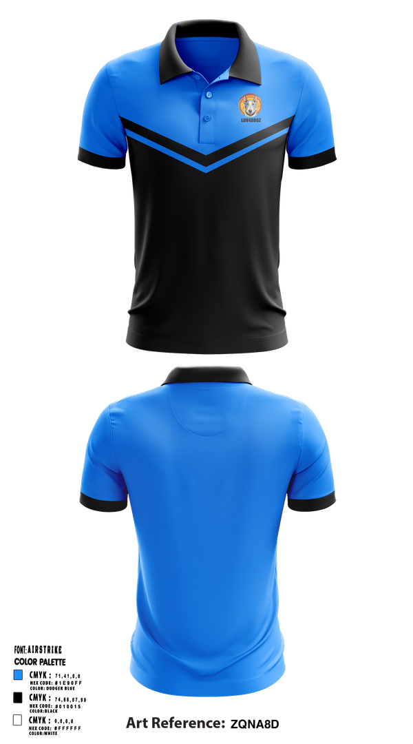 Short Sleeve Performance Polo, ILUVDOGZ, , Teamtime, Team time, sublimation, custom sports apparel, team uniforms, spirit wear, spiritwear, sports uniforms, custom shirts, team store, custom team store, fundraiser sports, apparel fundraiser