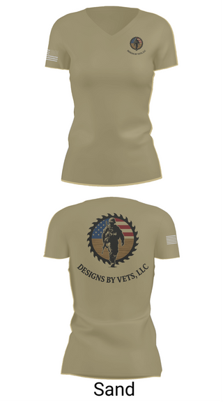 Womens Short Sleeve Vneck Shirt, Designs By Vets, , Teamtime, Team time, sublimation, custom sports apparel, team uniforms, spirit wear, spiritwear, sports uniforms, custom shirts, team store, custom team store, fundraiser sports, apparel fundraiser