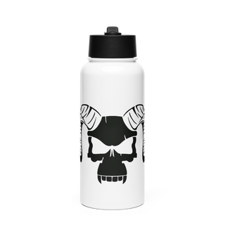1223 57036873 Stainless Steel Water Bottle with a Straw Lid