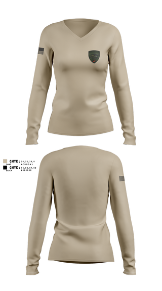 Womens Long Sleeve Vneck Shirt, BrdSchZg, Air Force, Teamtime, Team time, sublimation, custom sports apparel, team uniforms, spirit wear, spiritwear, sports uniforms, custom shirts, team store, custom team store, fundraiser sports, apparel fundraiser