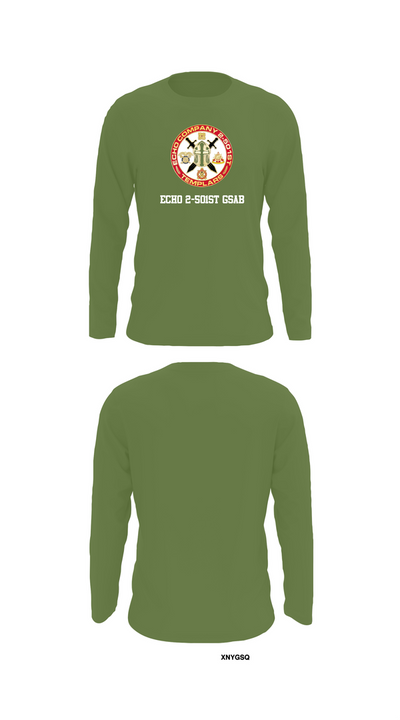 Echo 2-501st GSAB 24496005 Long Sleeve Performance Shirt 52