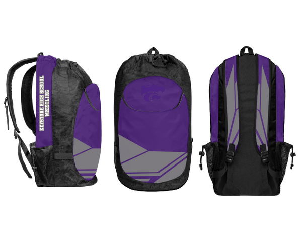 Gear Bag, Keystone High School Wrestling, Wrestling, Teamtime, Team time, sublimation, custom sports apparel, team uniforms, spirit wear, spiritwear, sports uniforms, custom shirts, team store, custom team store, fundraiser sports, apparel fundraiser