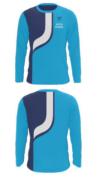 Long Sleeve Performance Shirt, Akiva School, Spirit Store, Teamtime, Team time, sublimation, custom sports apparel, team uniforms, spirit wear, spiritwear, sports uniforms, custom shirts, team store, custom team store, fundraiser sports, apparel fundraiser