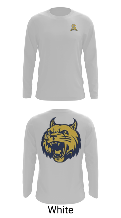 Springfield High School Bowling 98266718 Long Sleeve Performance Shirt - 4