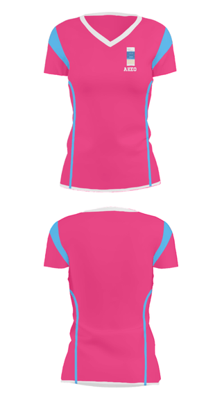 Women's Short Sleeve Vneck Shirt, AKEO, Men's Basketball, Teamtime, Team time, sublimation, custom sports apparel, team uniforms, spirit wear, spiritwear, sports uniforms, custom shirts, team store, custom team store, fundraiser sports, apparel fundraiser